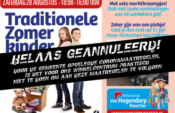 Helaas is de kinderrommelmarkt geannuleerd i.v.m. coronamaatregelen Gemeente Vlaardingen