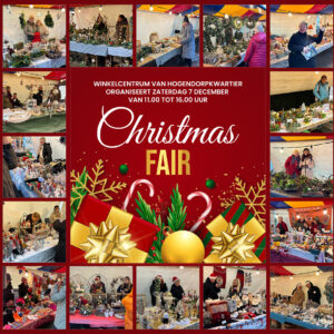 Christmas Fair zaterdag 7 december 2024 | 11.00 tot 16.00 uur