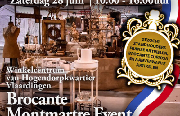 Zaterdag 28 juni van 10.00 tot 16.00 uur Brocante Montmartre