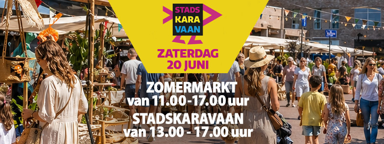 Stadskaravaan & Zomermarkt op het van Hogendorpkwartier Stadskaravaan & Zomermarkt op het van Hogendorpkwartier